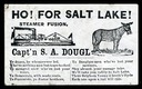 Ho! For Salt Lake!