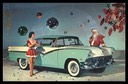 1956 Ford, Christmas Record Postcard