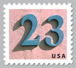 Found Numbers series possibilities, 23¢