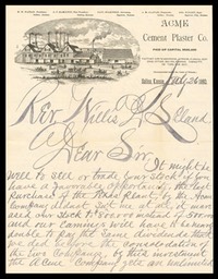 Acme Cement Plaster Company, 1893