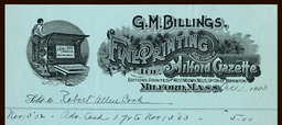 G. M. Billings / The Milford Gazette