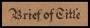 Brief Of Title