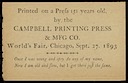 Campbell Printing Press and Manufacturing Company