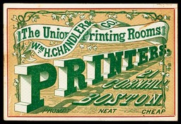 William Chandler & Company / The Union Printing Rooms