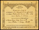 Confirmation and communion card