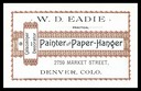 W. D. Eadie