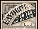 Thomas W. Price Company / New Year Calling Cards