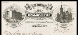 R. V. Pierce, MD / World's Dispensary and Invalid's Hotel