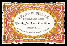 Grand Sociable Lady's Invitation
