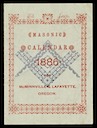 Masonic Calendar 1886