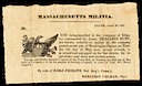 Massachusetts Militia 1829