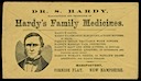 Dr. S(amuel) Hardy / Hardy's Family Medicines