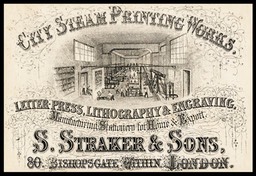 S. Straker & Sons / City Steam Printing Works