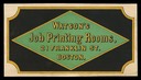 Watson's Job Printing Rooms