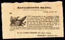 Massachusetts Militia 1829
