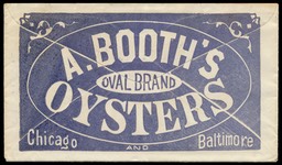 A. Booth / Oval Brand Oysters
