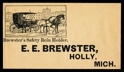 E. E. Brewster / Brewster's Safety Rein Holder