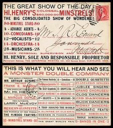 Hi. Henry's Minstels
