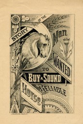 Story of the Man Who Wanted to Buy Sound Reliable Horse