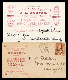 J. K. Morton, Greenpoint Bill Poster